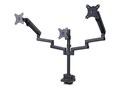 StarTech.com Triple Monitor Desk Mount w  VESA 75x75 100x100 Support for up to Three 27 Screens, 3MP2AG-MONITOR-ARM            , 41826236, Stands & Mounts - Desktop Monitors