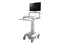 Capsa T7 PC Cart with Auto-fit, PC Gantry with UFEA and PC WorkStation, T74NNL-3P, 15610311, Computer Carts - Medical