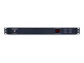 CyberPower Metered PDU 120V 15A 1U RM 5-15P Input 15ft Cord (12) 5-15R Outlets, RoHS, PDU15M2F10R, 11263869, Power Distribution Units