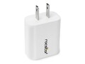 Rocstor 20W Smart USB-C Power Adapter, White, Y10A256-W1                    , 41832815, AC Power Adapters (external)