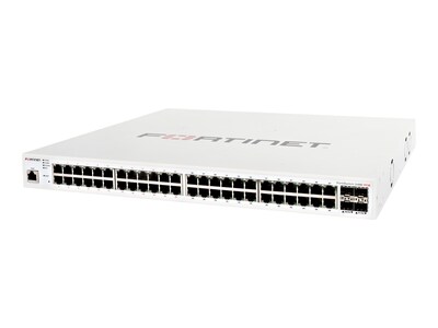 Fortinet FortiSwitch 248E-FPOE 1U RM L3 Mngd Switch 512MB DRAM 128MB Flash 48xGbE PoE+ (740W) 4xGbE SFP 1xPSU, FS-248E-FPOE, 33985361, Network Switches