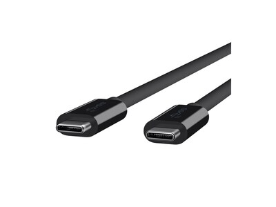 Belkin 100W USB 3.1 10 Gbps USB-C to USB-C M M 4K Audio Video Cable, Black, 1m, F2CU052BT1M-BLK, 36583050, Cables