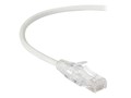 Black Box CAT6 28AWG 250MHz UTP Slim-Net Patch Cable, White, 2ft , C6PC28-WH-02, 34628402, Cables Black Box CAT6 28AWG 250MHz UTP Slim-Net Patch Cable, White, 2ft , C6PC28-WH-02, 34628402, Cables