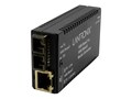Lantronix Mini 1000BaseT To 1000Base SX SC SM, M/GE-T-LX-01-NA, 15904635, Network Transceivers