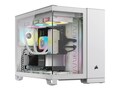 Corsair CORSAIR 2500X Micro ATX White, CC-9011266-WW, 41765271, Cases - Systems/Servers