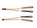 Black Box Fiber Patch Cable, ST-ST, 62.5 125, Duplex, Multimode, 1m, FO625-001M-STST, 12550608, Cables Black Box Fiber Patch Cable, ST-ST, 62.5 125, Duplex, Multimode, 1m, FO625-001M-STST, 12550608, Cables