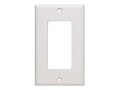 C2G Decorative Single Gang Wall Plate, 03725, 5565220, Premise Wiring Equipment