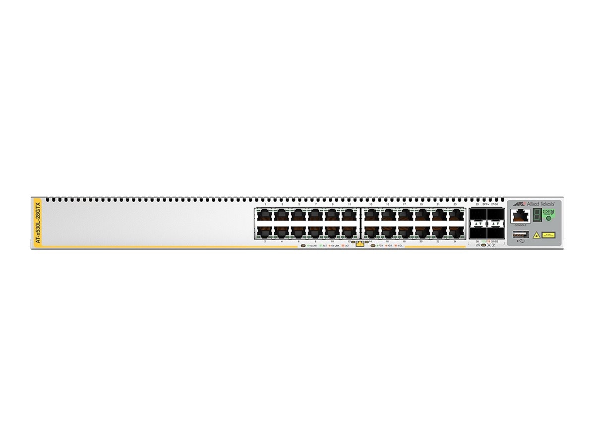 Allied Telesis L3 STACKABLE SWITCH, 24X 10 10 (AT-X530L-28GTX-50)
