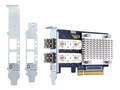 Qnap 32G FIBRE Channel Host Bus Adapter, 2 X , QXP-32G2FC, 37730584, Host Bus Adapters (HBAs)