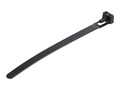 StarTech.com 5 Releasable Nylon Plastic Zip Cable Ties, Black, 100-pack, CBMZTRB5BK, 41161931, Cable Accessories