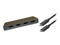 4Xem USB C Dock 4 X HDMI USB 3.0 , 4XUSBCHUB09, 41253511, Docking Stations & Port Replicators