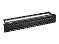 Black Box 48-port, 2U Cat6 Feed-through Patch Panel, Unshielded, JPM820A, 8055997, Patch Panels Black Box 48-port, 2U Cat6 Feed-through Patch Panel, Unshielded, JPM820A, 8055997, Patch Panels