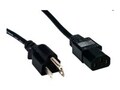 Comprehensive PC Power Cord Standard Series, Black, 1ft, PWC-BK-1, 14774357, Power Cords