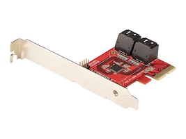 StarTech.com 4P6G-PCIE-SATA-CARD Main Image from Left-angle