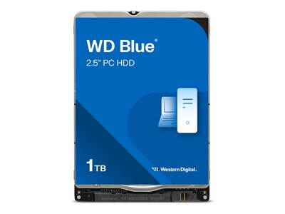 Western Digital 1TB WD Blue SATA 6Gb s 2.5 7mm Internal Hard Drive - 128MB Cache, WD10SPZX, 34100376, Hard Drives - Internal