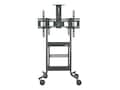 Avteq Single Display Cart for Up to , RPS-500S-BASIC, 41184284, Monitor & Display Accessories