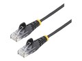 StarTech.com CAT6 Slim Snagless Ethernet Cable, Black, 6, N6PAT6INBKS, 35236048, Cables