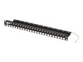 Black Box CAT6A 24-Port Blank Patch Panel, JPMT700A, 15400488, Patch Panels