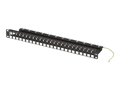 Black Box CAT6A 24-Port Blank Patch Panel, JPMT700A, 15400488, Patch Panels Black Box CAT6A 24-Port Blank Patch Panel, JPMT700A, 15400488, Patch Panels