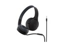 Belkin SoundForm Mini Wired On-Ear Headphones for Kids w  3.5mm Audio Cable, Mic, 85db Limit - Black , AUD004BTBK, 41588909, Headsets (w/ microphone)