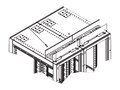 Vertiv Liebert 600mm Top Panel Mount Cable Manager, E6016, 33113749, Rack Cable Management