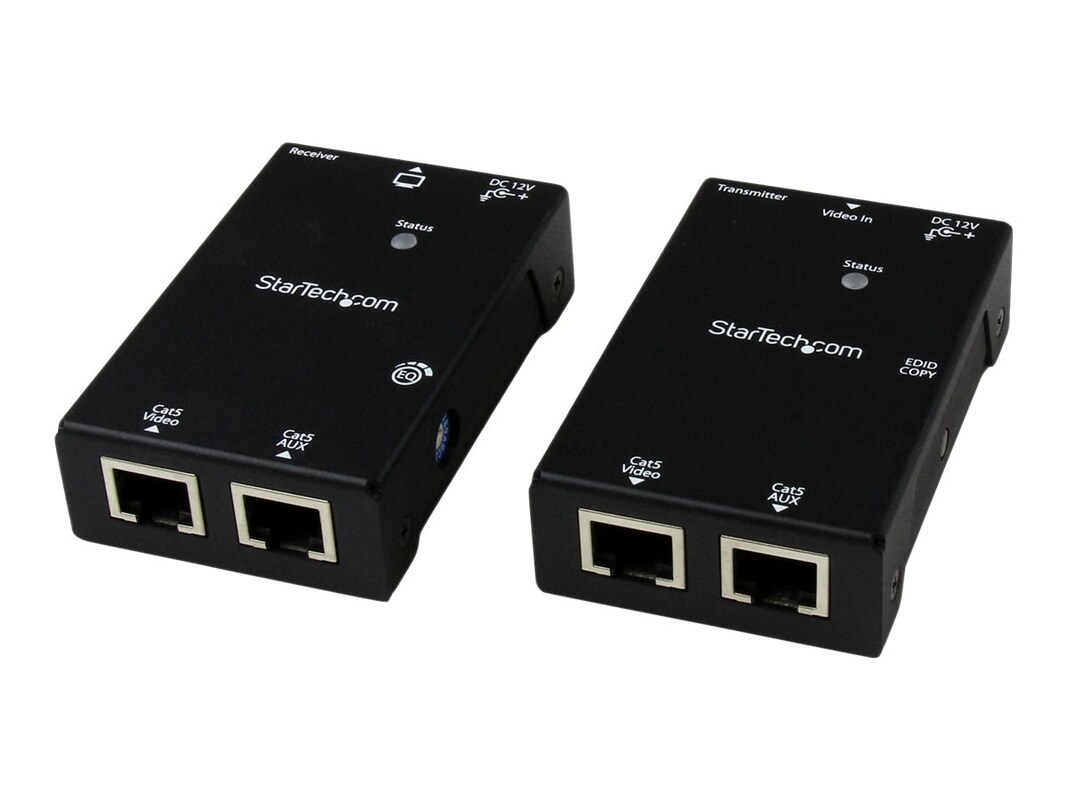 Ansigt opad Kenya Dental StarTech.com HDMI Over CAT5 CAT6 Extender with Power Over Cable,  (ST121SHD50)