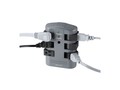 Belkin 6-Outlet 1080J Straight Plug Pivot-Plug Surge Protector w  Wall Mount - Gray , BP106000, 7083291, Surge Suppressors
