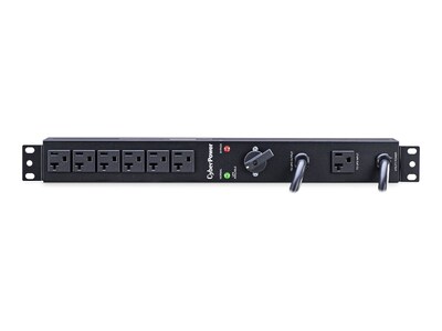 CyberPower Maintenance Bypass PDU 100-120VAC 20A (2) NEMA 5-20P Input, (6) 5-20R Outlets, MBP20A6, 30722119, Power Distribution Units