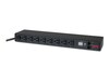 APC PDU Metered 1U Rackmount 15A 100 120V (8) 5-15 Receptacles, AP7800B, 33558836, Power Distribution Units