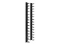 Tripp Lite Vertical Cable Manager, Ring Style, 6ft, SRCABLERINGVRT, 8880321, Rack Cable Management