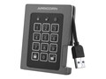 Apricorn 240GB Padlock USB FIPS Encrypted Ruggedized External Solid State Drive, ASSD-3PL256-240F, 16011898, Solid State Drives - External