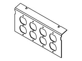 Legrand AV P10105-4DP                     Main Image from Right-angle