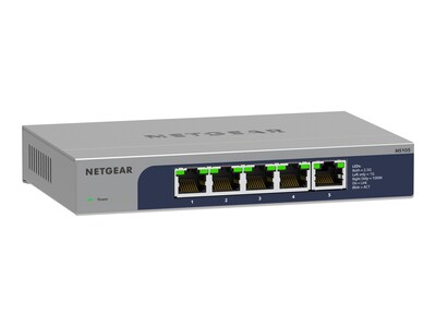 Netgear 5-PORT MULTI-GIGABIT 2.5G ETHE, MS105-100NAS, 41542201, Network Switches