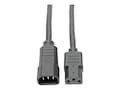 Tripp Lite Heavy Duty Power Cable, 14AWG, C13 to C14, 1.5ft, Black, P005-18N, 13556585, Power Cords Tripp Lite Heavy Duty Power Cable, 14AWG, C13 to C14, 1.5ft, Black, P005-18N, 13556585, Power Cords