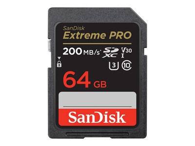 SanDisk 64GB Extreme PRO SDXC UHS-I Card, Class 10, SDSDXXU-064G-GN4IN            , 42070534, Memory - Flash
