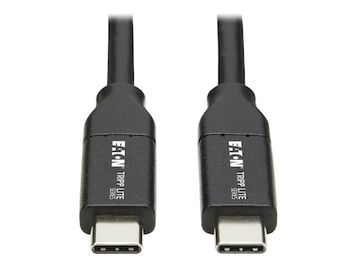 Tripp Lite USB 2.0 Type C M M Hi-Speed Cable with 5A Rating, Black, 3m, U040-C3M-C-5A, 37733718, Cables Tripp Lite USB 2.0 Type C M M Hi-Speed Cable with 5A Rating, Black, 3m, U040-C3M-C-5A, 37733718, Cables