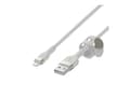 Belkin 20W 480 Mbps USB-A to Lightning M M Silicone Braided Cable, White, 3m, CAA010BT3MWH, 41341903, Cables Belkin 20W 480 Mbps USB-A to Lightning M M Silicone Braided Cable, White, 3m, CAA010BT3MWH, 41341903, Cables