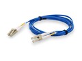 AddOn AddOn LC (Male) to LC (Male) OM4 Duplex Fiber OFNR (Riser-Rated) Patch Cable, Blue, 0.5m, ADD-LC-LC-0-5M5OM4-BE, 41777108, Cables AddOn AddOn LC (Male) to LC (Male) OM4 Duplex Fiber OFNR (Riser-Rated) Patch Cable, Blue, 0.5m, ADD-LC-LC-0-5M5OM4-BE, 41777108, Cables
