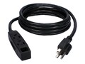 QVS Power Extension Cord 10ft 3-Outlet 3-Prong (3-pack), PC3PX-10-3PK, 31207696, Power Cords