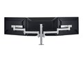 Atdec Triple Monitor Arms on 15.7 Post w  Sliders, Silver, AWMS-3-137S4-H-S, 41315754, Stands & Mounts - Desktop Monitors