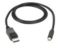 Black Box Mini DisplayPort to DisplayPort M M Cable, 6ft, ENVMDPDP-0006-MM, 32992008, Cables