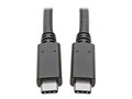 Tripp Lite 3A Thunderbolt 3 USB 3.2 Gen 1 Type-C to Type-C Cable, 6ft, U420-C06, 36303919, Cables