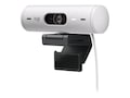 Logitech Brio 505 Webcam - Off-White, 960-001454, 41708750, WebCams & Accessories