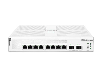 HPE Networking Instant On 1930 8-port Gigabit CL4 PoE 2p SFP 124W Switch, JL681A#ABA, 38414541, Network Switches