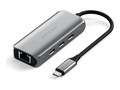 Satechi 4-in-1 USB-C Hub w 2.5GB, ST-H3C25EM                    , 41806535, Docking Stations & Port Replicators