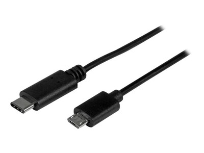 StarTech.com USB 2.0 Type C to Micro B M M Cable, Black, 1m, USB2CUB1M, 22523460, Cables