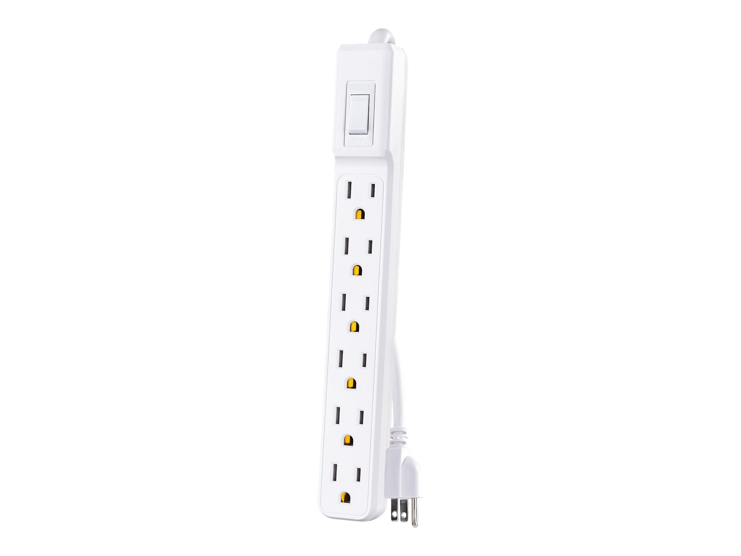 CyberPower Power Strip (6) Outlets 2ft Cord, White (2pack) (MP1044NN)