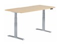 VARIDESK 72x30 Electric Standing Desk with ComfortEdge, Light Wood Silver, 402666                        , 41976148, Furniture - Miscellaneous