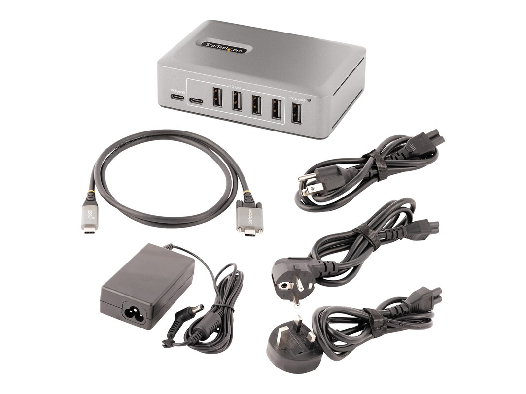 StarTech.com Self-Powered 10-Port USB 10Gbps w USB-A, (10G8A2CS-USB -C-HUB)