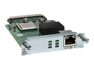 Cisco VWIC2-1MFT-T1/E1 1-Port T1/E1 Multiflex Trunk Voice/WAN Interface Card 